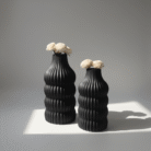 Cylinder Ceramic Vase – Black – Mint LB Zahle (2)