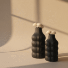 Cylinder Ceramic Vase – Black – Mint LB Zahle (3)