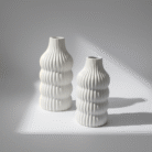 Cylinder Ceramic Vase – White – Mint LB Zahle (2)