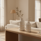 Cylinder Ceramic Vase – White – Mint LB Zahle (4)