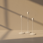 Modern Tall Metal Candle Holder – White, Gold, or Black (7)