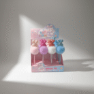 Playful pastel bunny pom-pom pens with glittery bunny ears and soft pastel puffs, pastel bunny pom-pom pens, available at Mint LB Zahle Lebanon