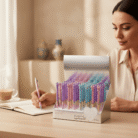 AIPAO Glitter Crystal Ballpoint Pens – 48-Piece Display Set (0.7 mm) (4)