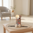 Boho Pattern Glass Candle – Multicolor (4)