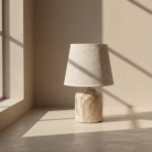 Cozy Modern Linen Table Lamp - 1-Light Accent (4)