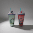 Dino Double-Layer Water Cup with Dome Lid & Straw (3)