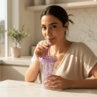 Glitter Water Cup with Straw – 3 Colors (12)