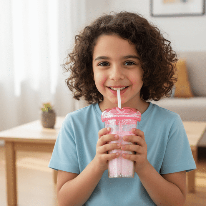 Glitter Water Cup with Straw – 3 Colors (9)