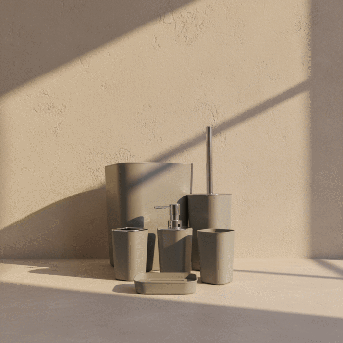 Gray Bathroom Set (3)