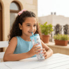 Hello Kitty Diamond-Texture Water Cup with Straw (10)