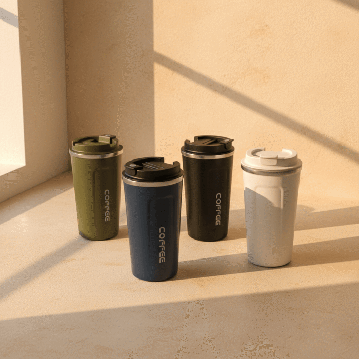 Insulated Travel Coffee Cup with Flip Lid (4)