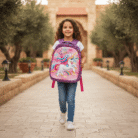 Kids 3D Character School Bag – Unicorn Design (Purple) (4)