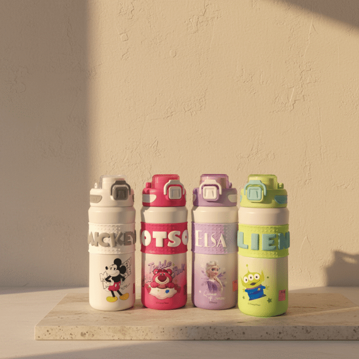 Kids Character Water Bottle – Mickey, Lotso, Elsa & Alien (4 Designs) (3)