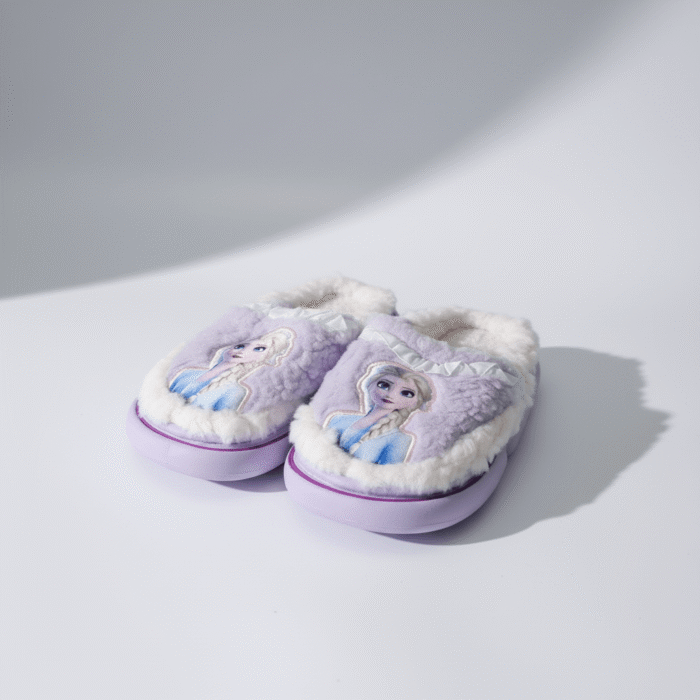 Kids Elsa Winter Clogs - purple (1)