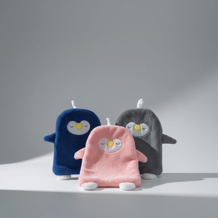 Kids Penguin Bath Glove (3 Colors) (2)