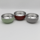 Sage green silicone baby bowl with smooth interior, modern non-slip design, available at Mint LB Zahle Lebanon