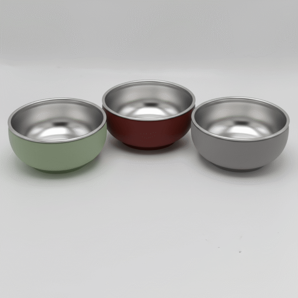Sage green silicone baby bowl with smooth interior, modern non-slip design, available at Mint LB Zahle Lebanon
