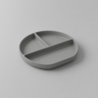 Kids Silicone Divided Plate – Red (3)