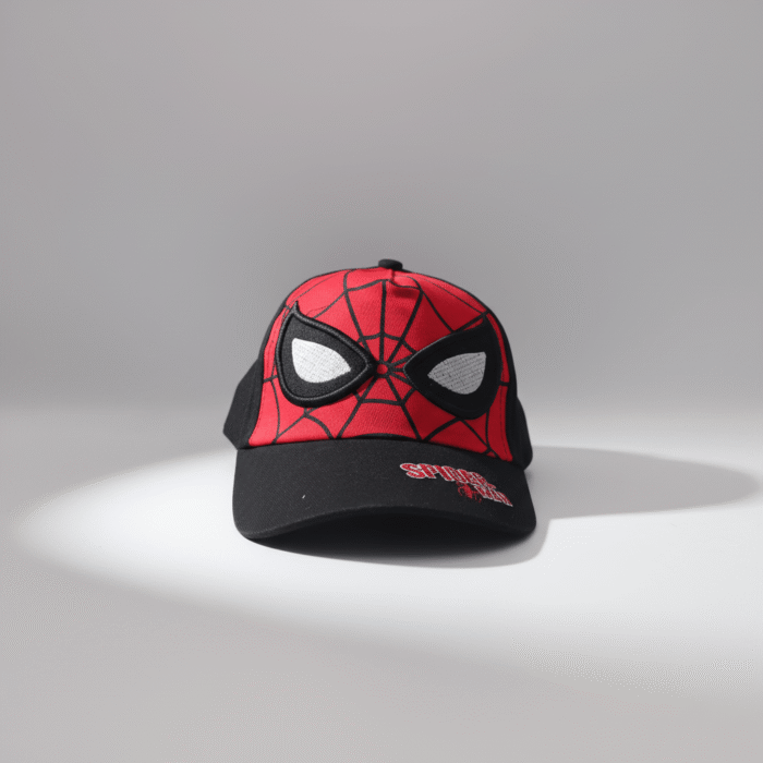 Kids Spiderman Hat - Mask Design – Black (1)