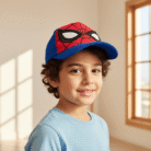 Kids Spiderman Hat - Mask Design – Blue (4)