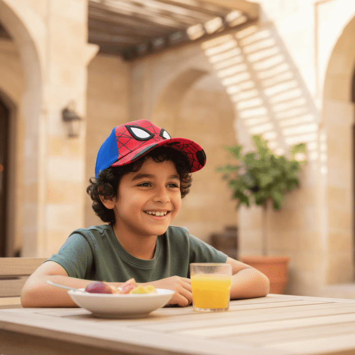 Kids Spiderman Hat - Mask Design – Red (4)