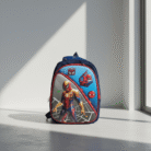 Kids Superhero School Bag – Spider-Man City Design (1)