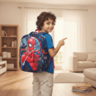 Kids Superhero School Bag – Spider-Man RedBlue Design (4)