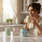 King & Queen Ceramic Mug With Lid (3)