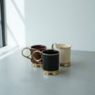 Luxury Ceramic Mug with Gold Accents – Premium Handle & Base (2)