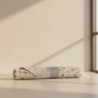 Pebble-Texture Polyester Bathroom Mat – White (2)