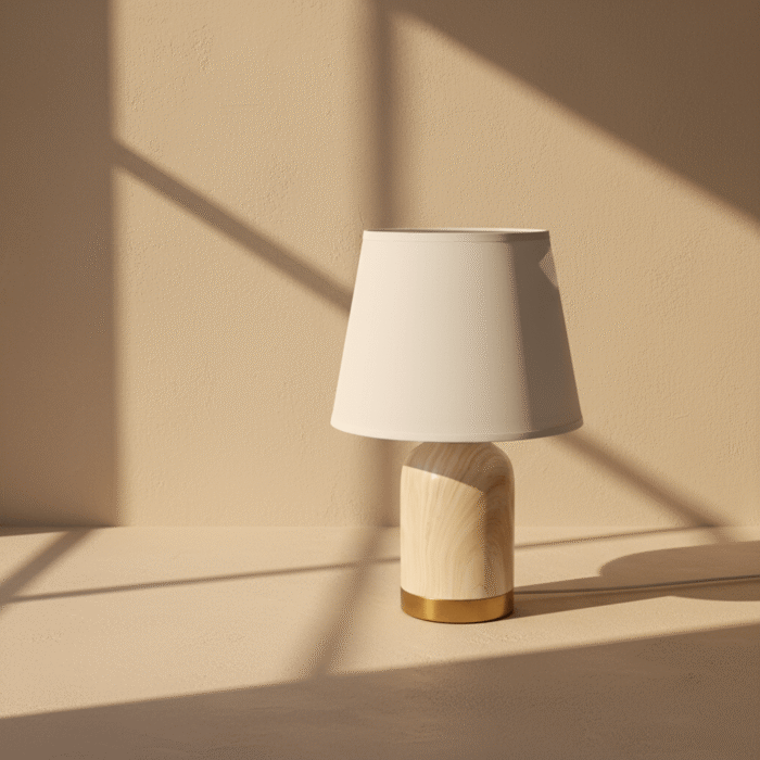 Soft Glow Linen Shade Table Lamp (5)