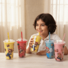 Super Mario Kids Water Cup with Straw – 4 Colors (3)
