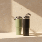 Vacuum Insulated Travel Mug with Carry Handle Lid (4)