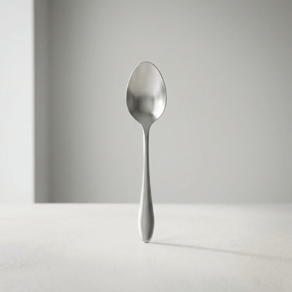 6 Piece Essential Silver Spoon Set – Modern & Practical | Mint LB