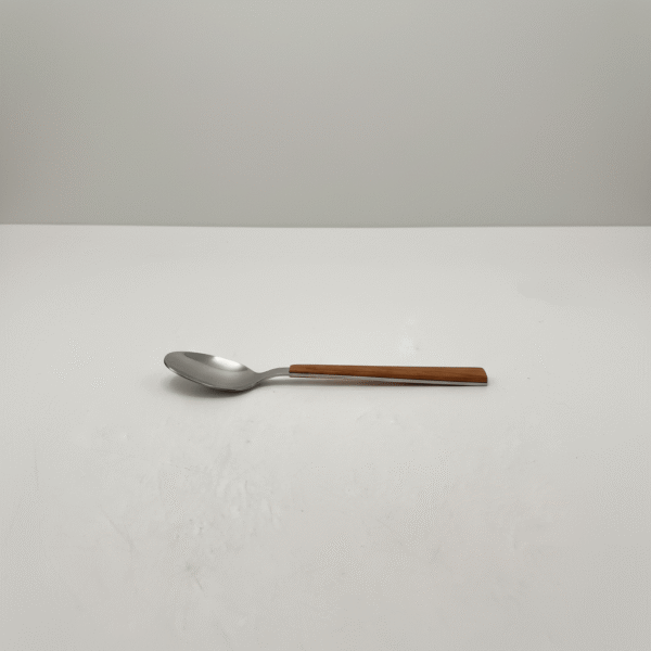 6 Piece Essential Spoon Set with Wood Handle - Modern & Practical | Mint LB