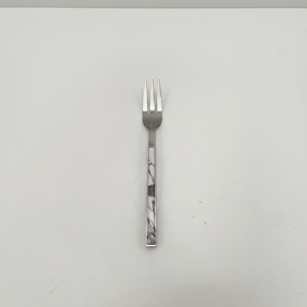 6 Piece Small Fork Set – Modern Marble Handle, Elegant Design | Mint LB